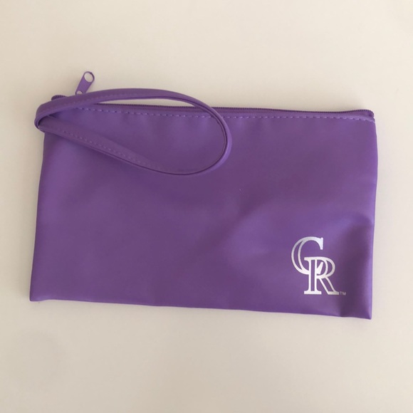 🎉3/$10🎉New Colorado Rockies Purple Wristlet - Picture 1 of 3